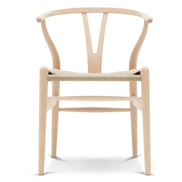 Carl Hansen & Søn - CH24 Y-Stol | Bøg, natur flet Bøg, Sæbe, natur