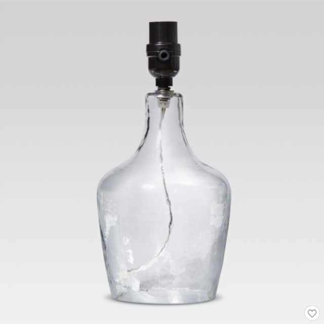 Artisan Glass Jug Small Lamp Base Clear - Threshold™