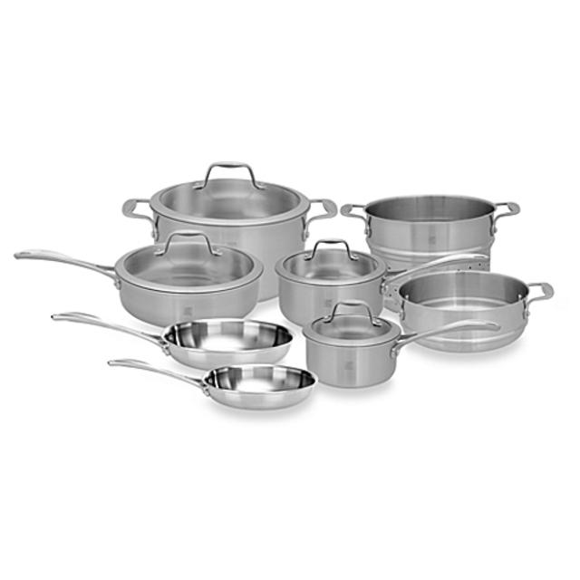 Zwilling J.A. Henckels Spirit 12-Piece Stainless Steel Cookware Set