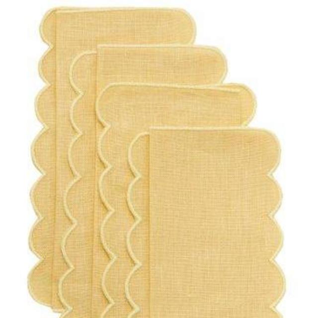 Moda Domus Set-Of-Four Linen Cocktail Napkins