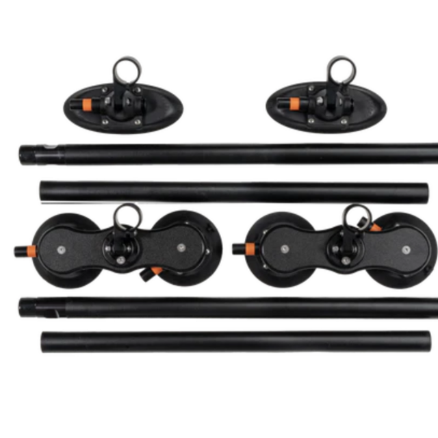 Cross Bars and Bike Rack