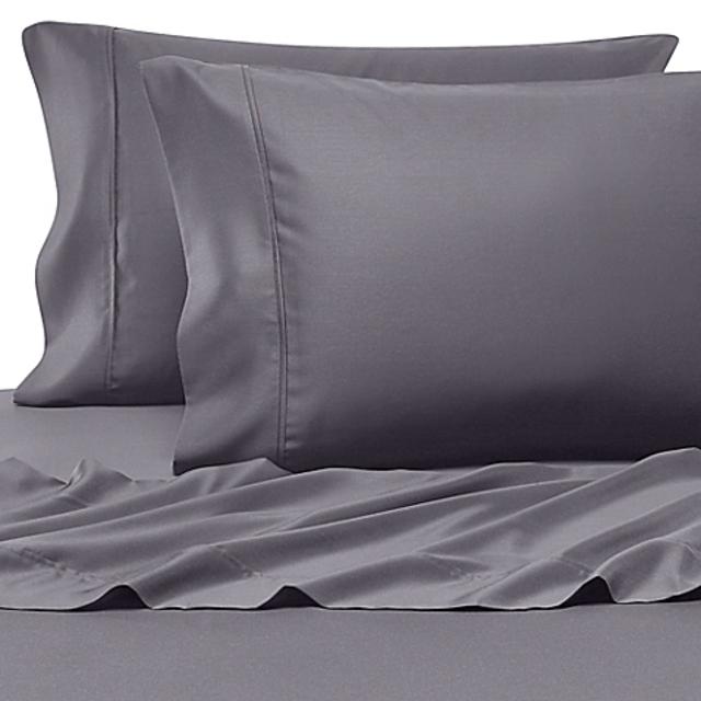 Pure Beech Sateen Sheet Set- Size KING, Color DARK GREY