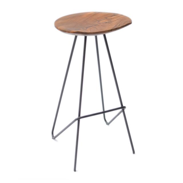 Perch Bar Stool • Natural Iron