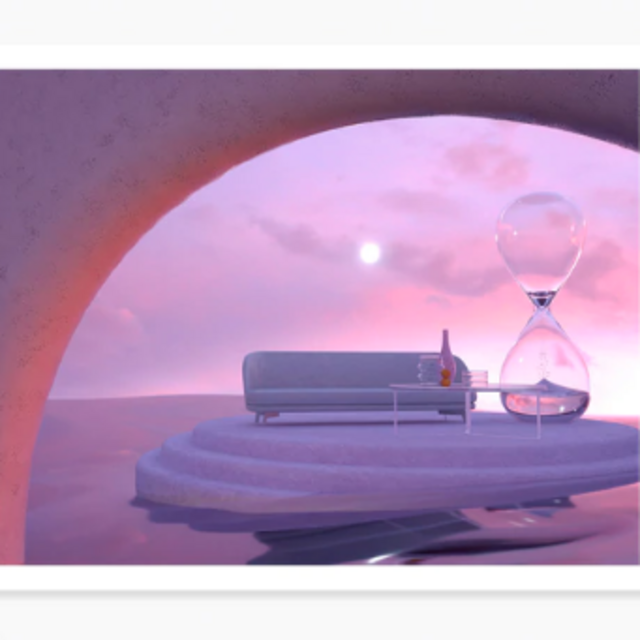 Liquid Time Art Print