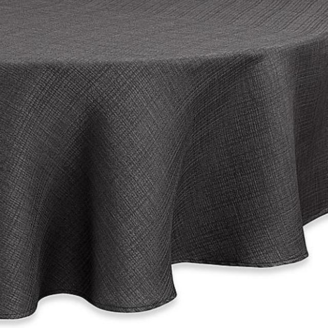 Noritake® Colorwave 90-Inch Round Tablecloth in Graphite