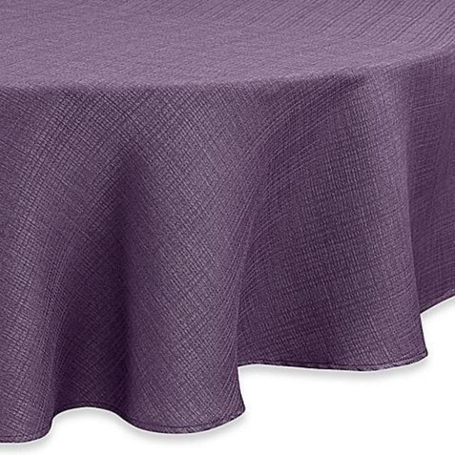 Noritake® Colorwave 90-Inch Round Tablecloth in Plum