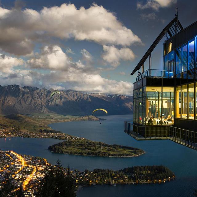 Dinner at Stratosfare Restaurant, Queenstown New Zealand