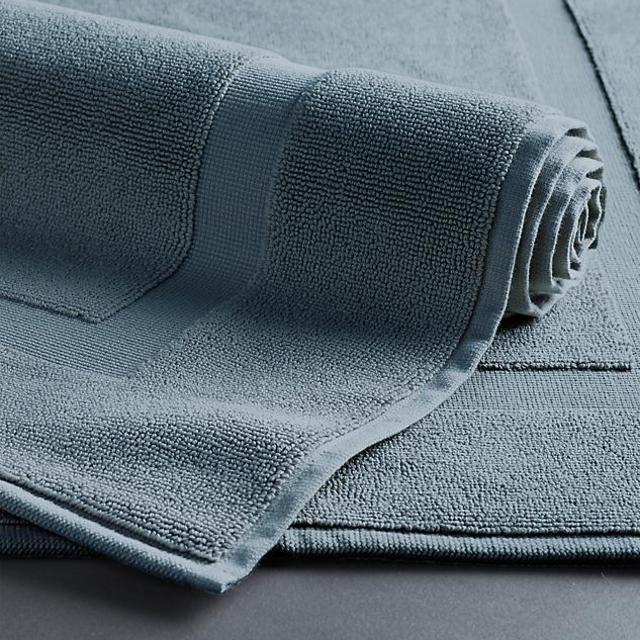 French Blue Bath Mat