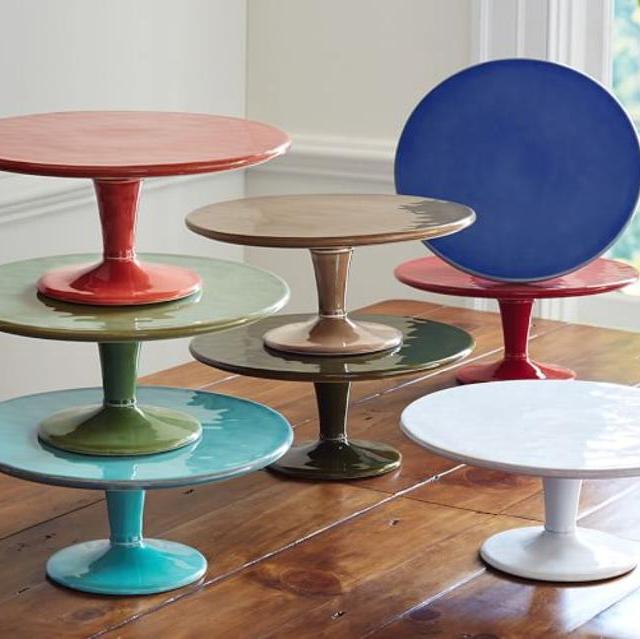 Cambria Cake Stand, Gray