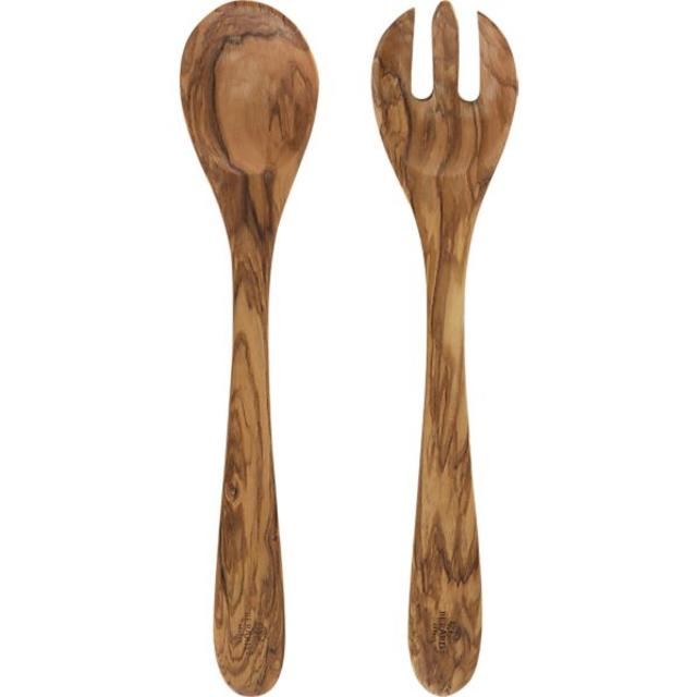 2-Piece Olivewood Salad Server Set