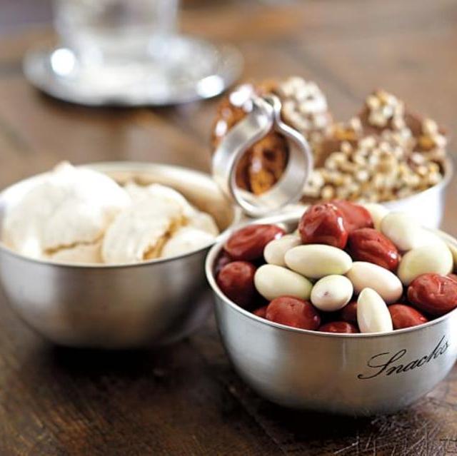 Antique Silver Sentiment Condiment Snack Bowl