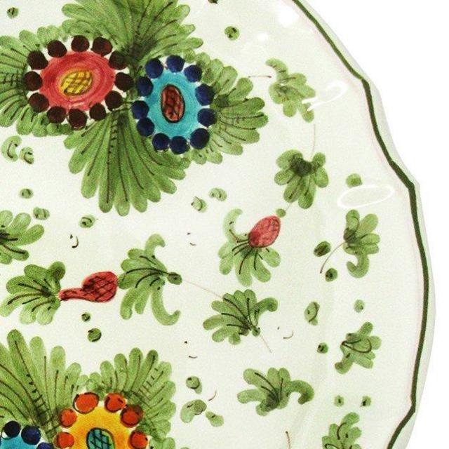 Set-Of-Four Hand-painted Ceramic Dessert Plates
