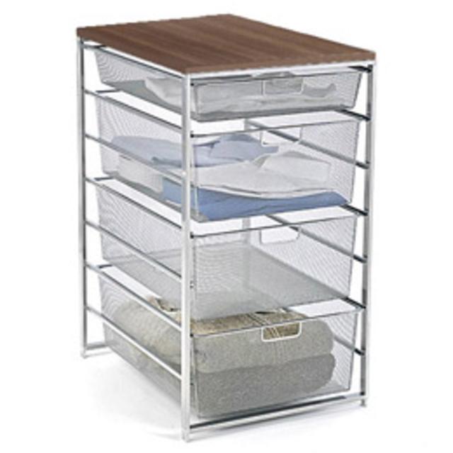 Platinum elfa Mesh Closet Drawers