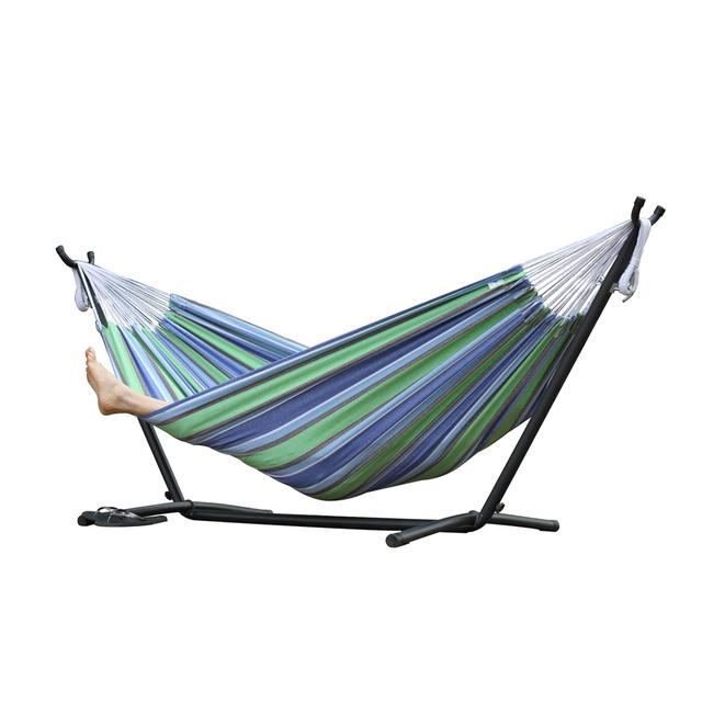 Vivere Oasis Fabric Hammock Stand Included