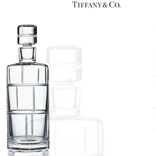 Tiffany & Co. Modern Bamboo Crystal Decanter