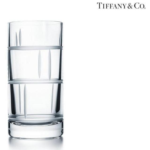 Tiffany & Co. Modern Bamboo Crystal Highball Glass