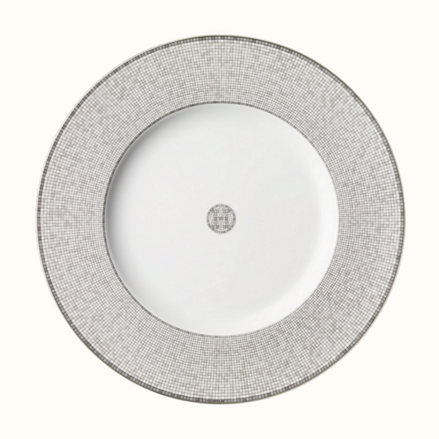Hermes Mosaique au 24 platinum presentation plate