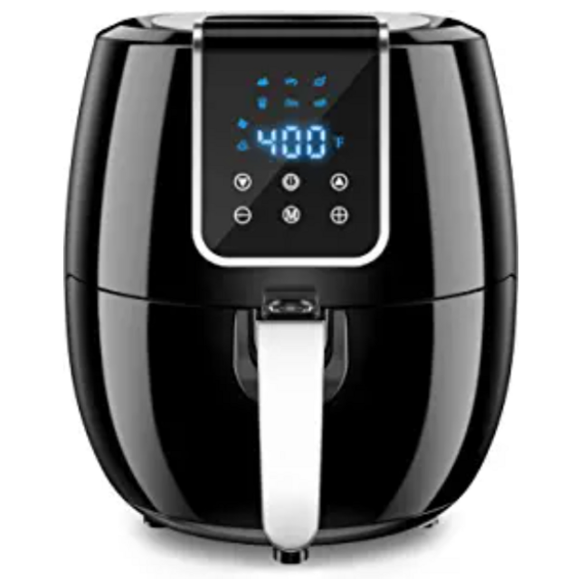 6-in-1 Air Fryer, 7 Quart Smart Electric Hot Airfryer Oven Oilless Cooker, 1800W Large Capacity Multifunction Health fryer with LCD Digital Screen and Nonstick Frying Pot, ETL/UL Certified