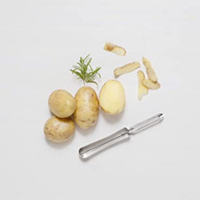 Linden Sweden Original Jonas Vegetable Peelers for Kitchen | Made In Sweden | Carrot Peeler with Ergonomic Handle for Safety and Control | Dishwasher Safe Potato Peelers | Stainless Steel Construction