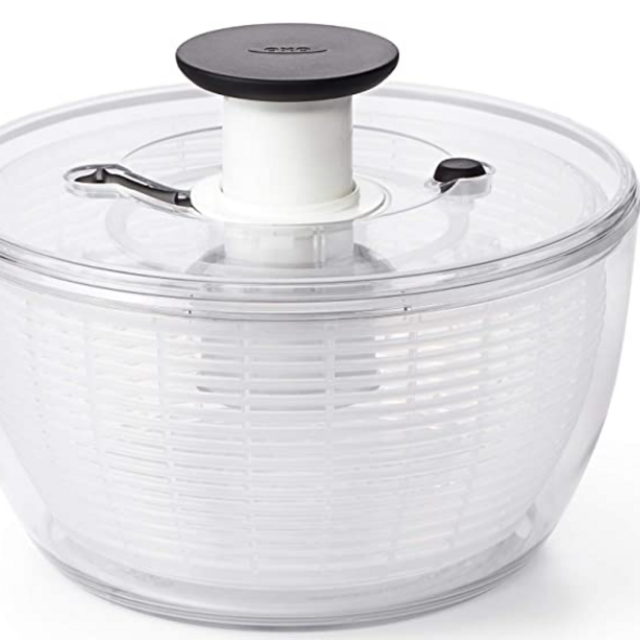 OXO Good Grips Large Salad Spinner - 6.22 Qt., White