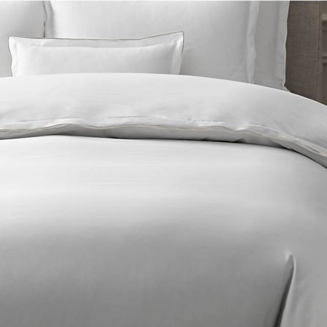 Restoration Hardware - Italian Tipped Satin Stitch Duvet Cover