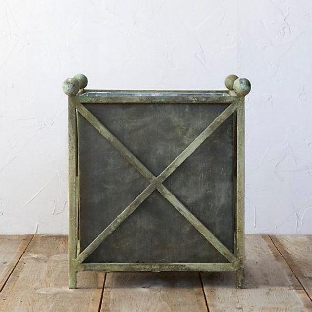 Iron Cross Frame Planter