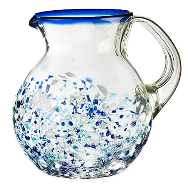 Global Amici Ibiza Glass Pitcher in Blue