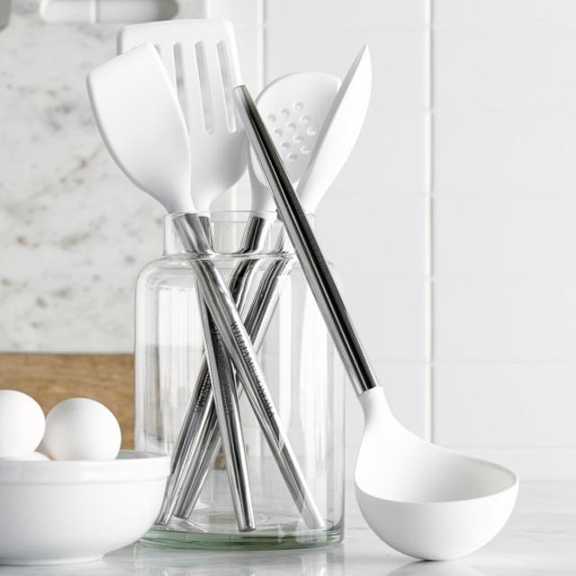 Williams-Sonoma Stainless-Steel Silicone Slotted Turner