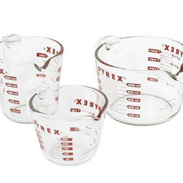 Pyrex Prepware 3-Piece Measuring Cup Set