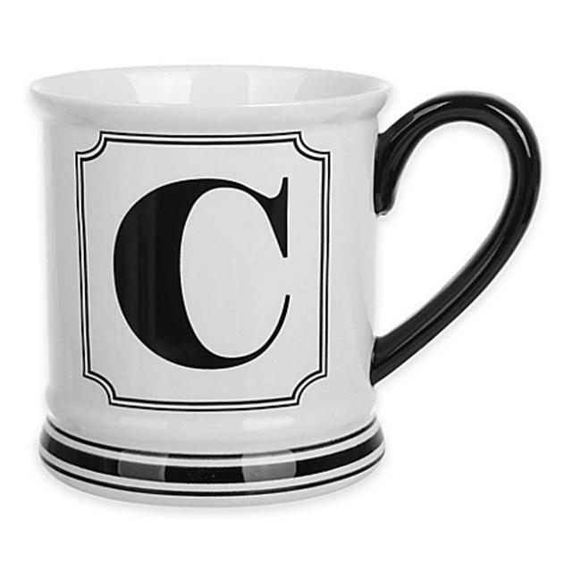 Formations Block Letter "C" Monogram Mug