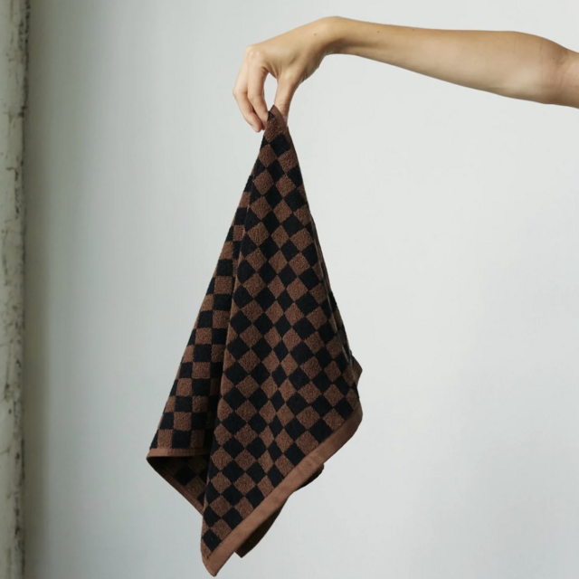 Tabac + Noir Josephine Hand Towel