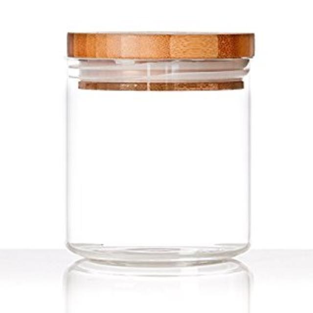 Glassery Airtight Glass Jar, Small (2.5 cup)