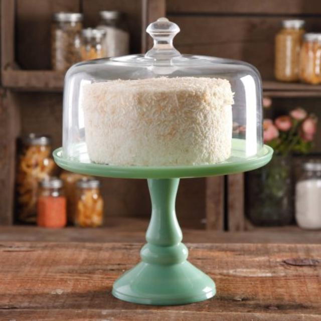 The Pioneer Woman Timeless Beauty 10" Cake Stand with Glass Cover
