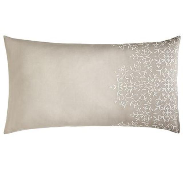 Dove Lace Embroidered Pillow Sham - King