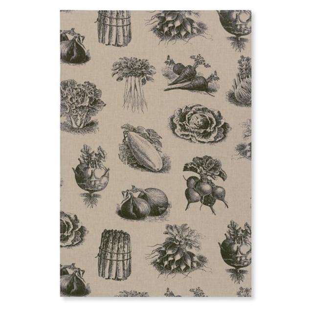 Vegetable Print Kitchen Towel