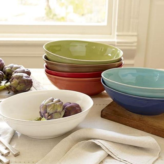 Cambria Oval Serve Bowl, Red