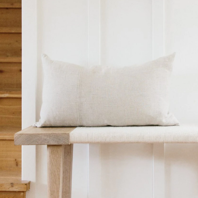 Linen Lumbar Pillow