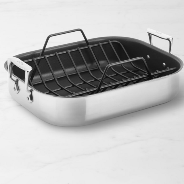 All-Clad Stainless-Steel Nonstick Roasting Pan, Large