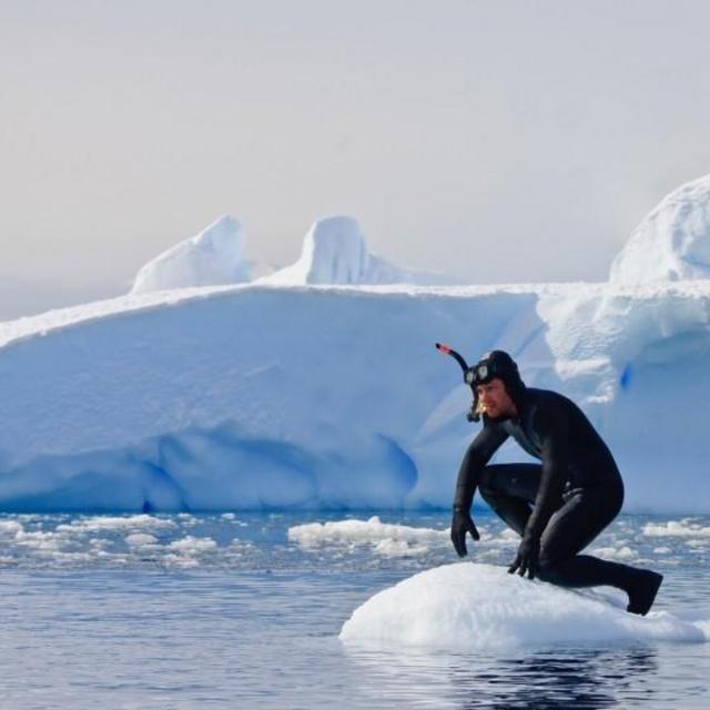 Snorkeling in Antarctica!