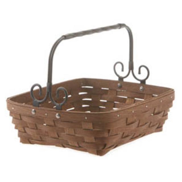 Artisan Napkin Basket Rich Brown