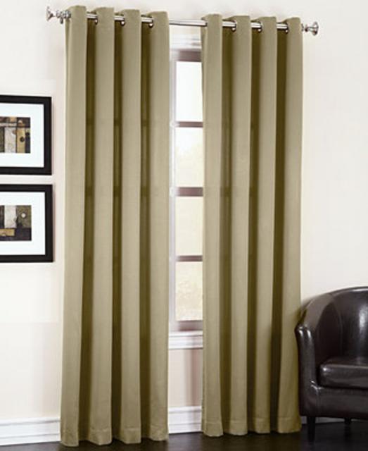 Sun Zero Grant Solid Room Darkening Grommet 54" x 84" Panel