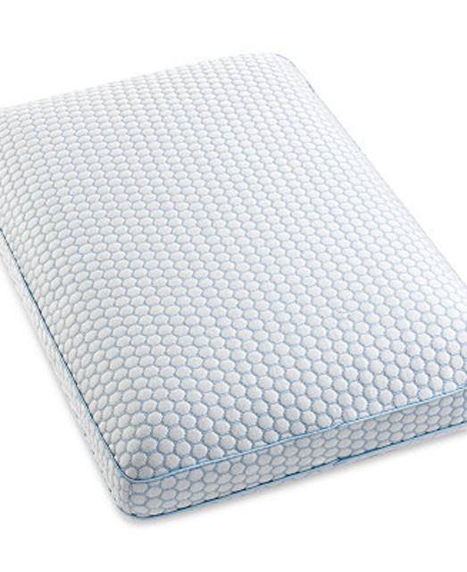 SensorGel Pressure Relieving Gel Infused Memory Foam Gusset Standard Pillow, Breathable Open Cell Ventilated Memory Foam, Heat Reducing COOLcloth® Cover