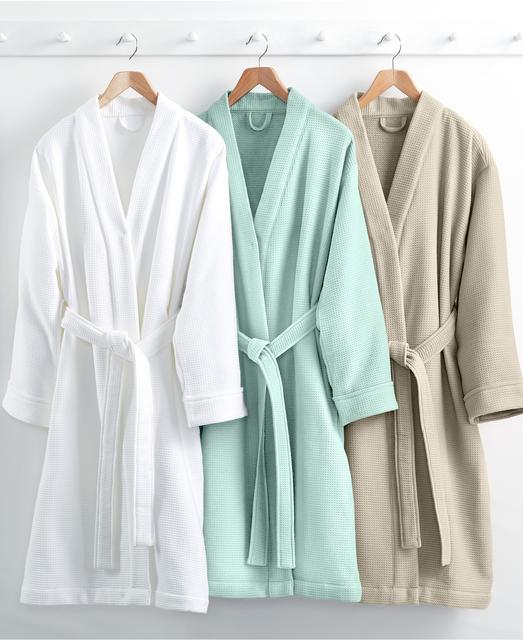 Hotel Collection Waffle Weave Robe, 100% Turkish Cotton