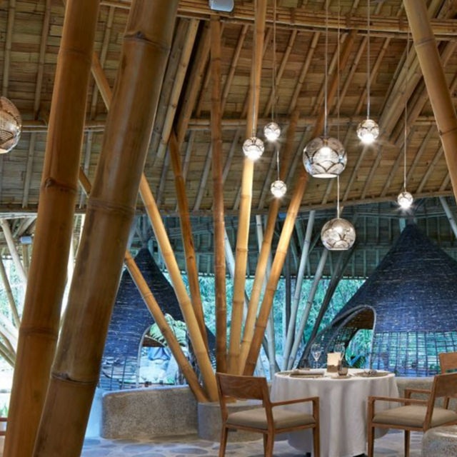 Dinner at Kubu Restaurant in Bali