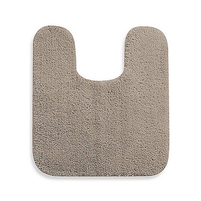 Wamsutta® Perfect Soft MICRO COTTON® 21-Inch x 24-Inch Contour Bath Rug in Taupe