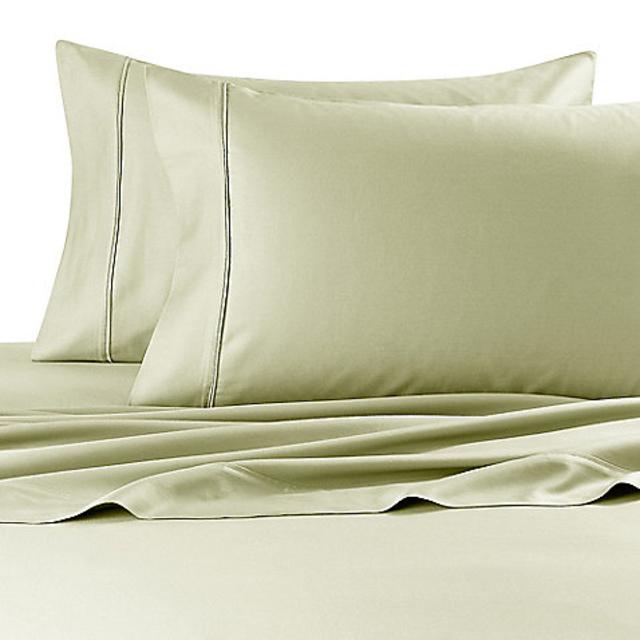 Robin Wilson Home 500 Thread Count Queen Deep Pocket Sheet Set in Sage