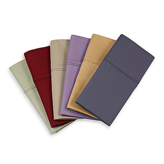 Robin Wilson Home 500 Thread Count Queen Deep Pocket Sheet Set in Fawn