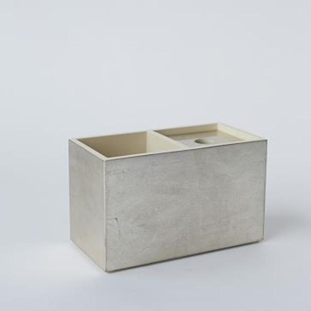 Lacquer Bath Accessories - Silver