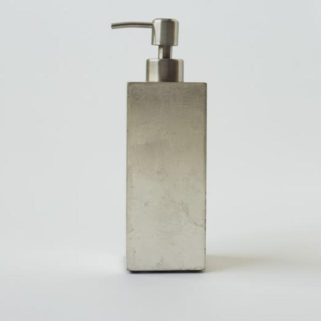 Lacquer Soap Dispenser, Silver