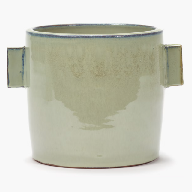 Urban Jungle Glazed Flower Pot